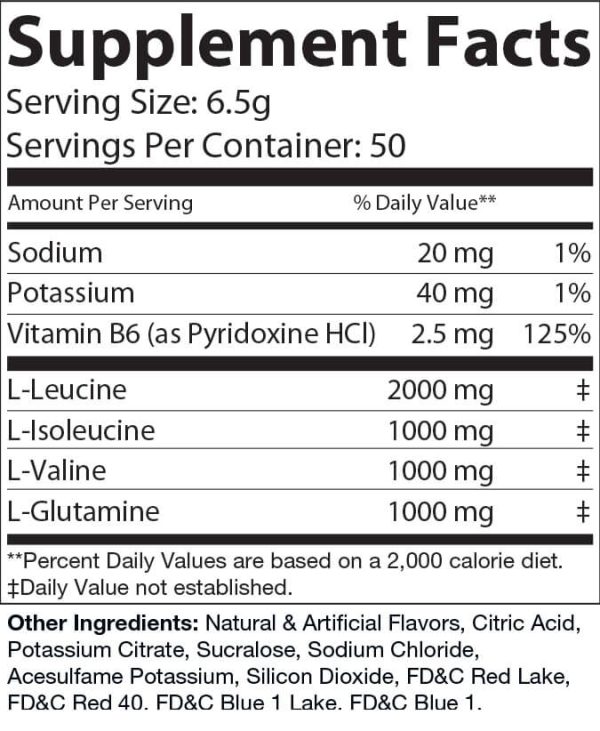 BCAA Grape 325g – 50 servings - Image 2