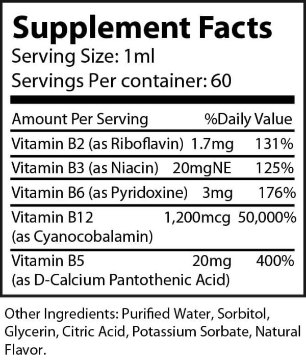 B-12 Drops 2oz - Image 2