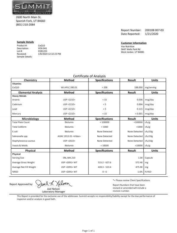 CoQ10 (Ubiquinone) - Image 3